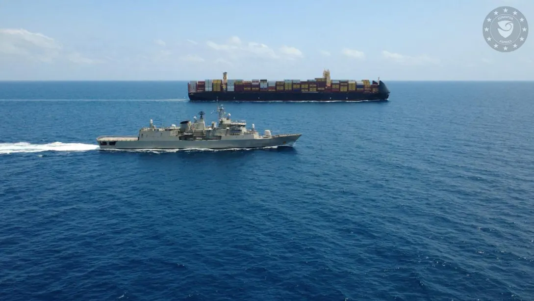 Image accompanying: EU sending extra ships to Red Sea naval mission