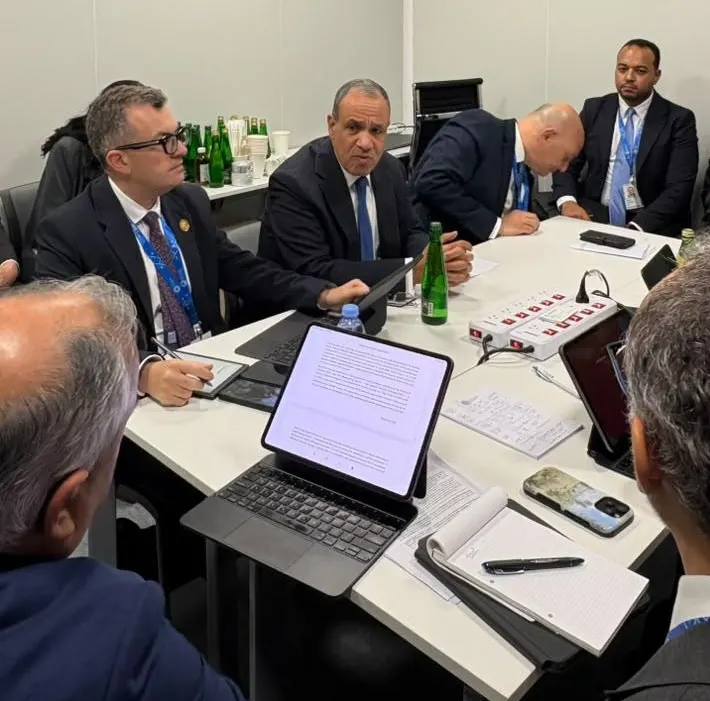 صورة مرافقة للخبر: وزير التخطيط يتابع جهود التعاون المشترك مع نائب رئيس مجموعة البنك الدولي