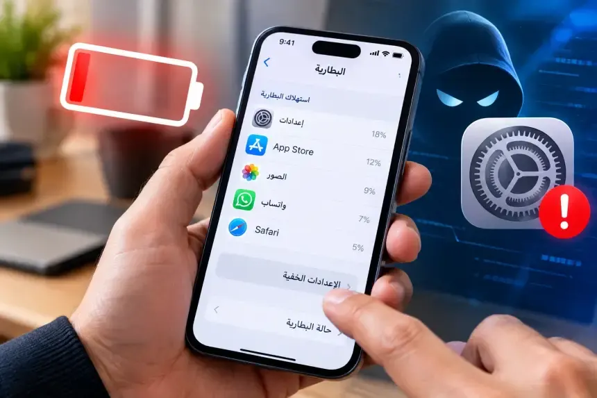 صورة مرافقة للخبر: أوقفه فوراً.. إعداد خفي يستنزف بطارية آيفون