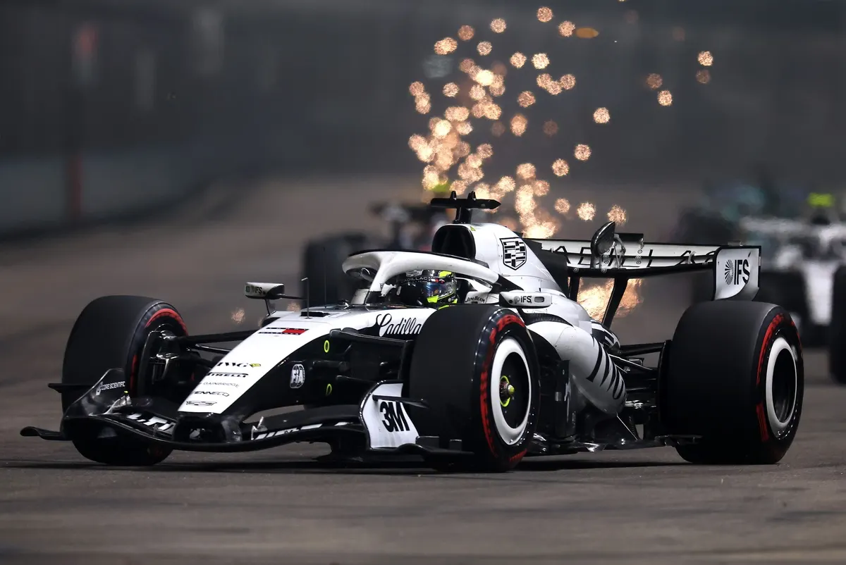 Image accompanying: Cadillac’s F1 brakes are still a problem: ‘I had to lift and coast on lap two’