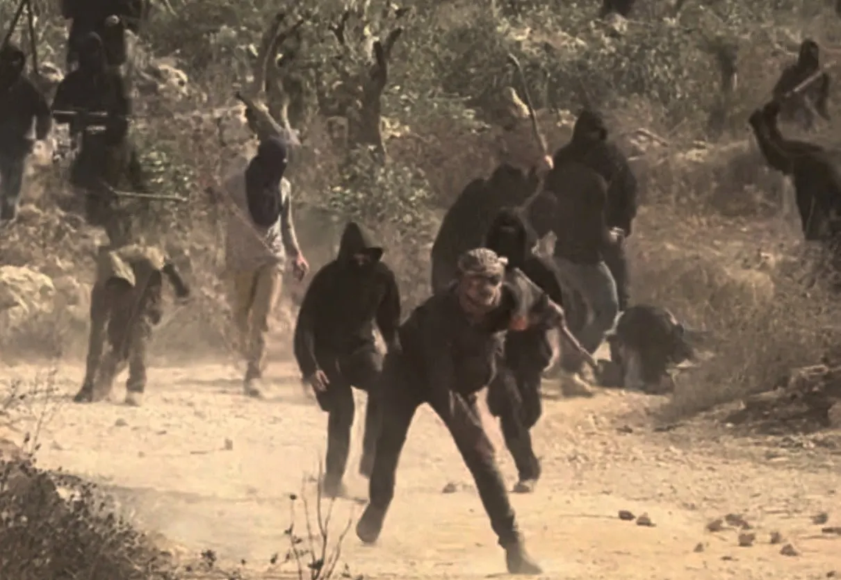 Image accompanying: Israeli settlers attack US photographer covering West Bank violence