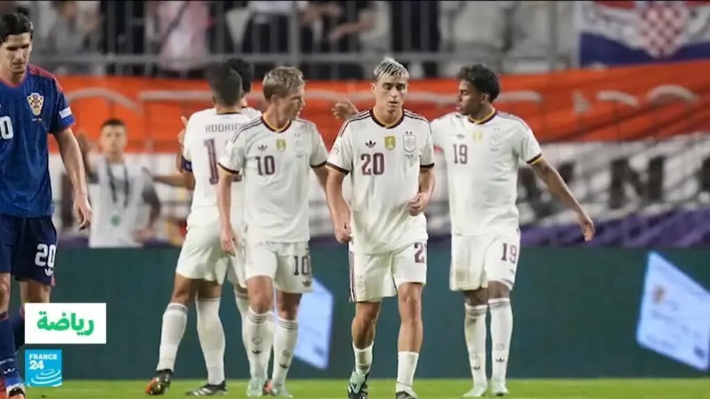 صورة مرافقة للخبر: دوري الأمم الأوروبية: إسبانيا لربع النهائي بعد فوزها على كرواتيا وإنكلترا تهزم تشيكيا