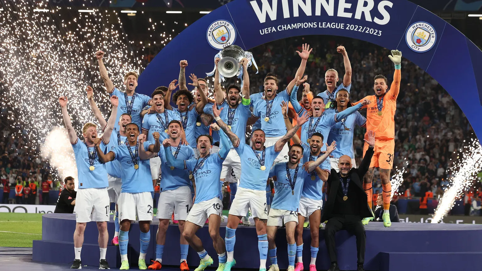 صورة مرافقة للخبر: جدول مباريات مانشستر سيتي في دوري أبطال أوروبا 2026-2027 .. القنوات الناقلة والترتيب