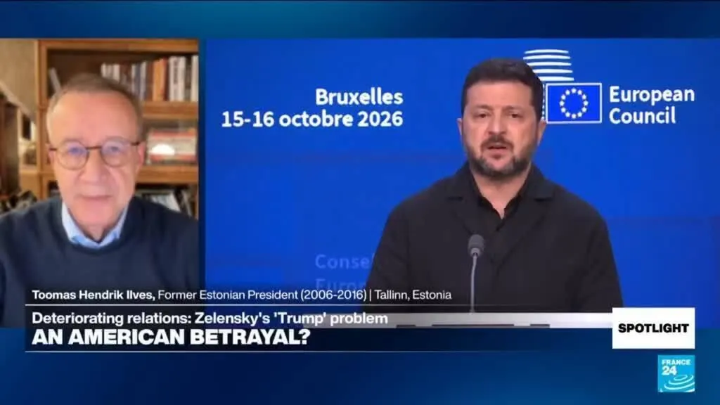 Image accompanying: 'US tilting toward Russia: Europeans are standing more and more solidly with Zelensky'