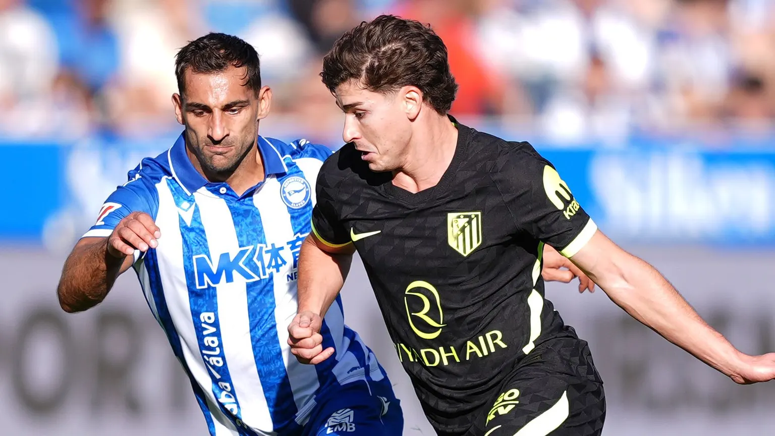 صورة مرافقة للخبر: بمساعدة ألفاريز.. أتلتيكو مدريد ينجو من فخ ألافيس