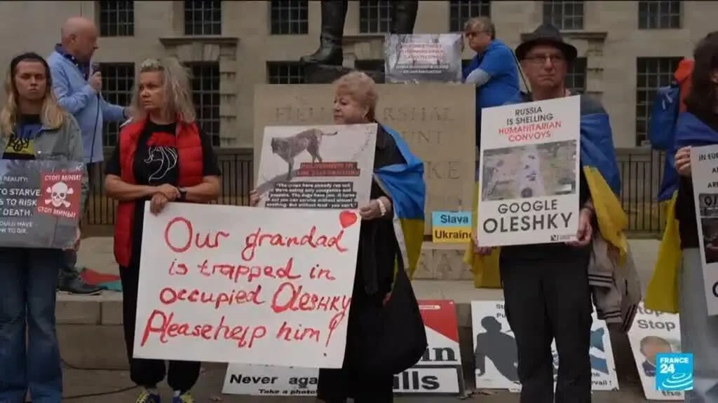 Image accompanying: The Russian-occupied town in Ukraine facing starvation