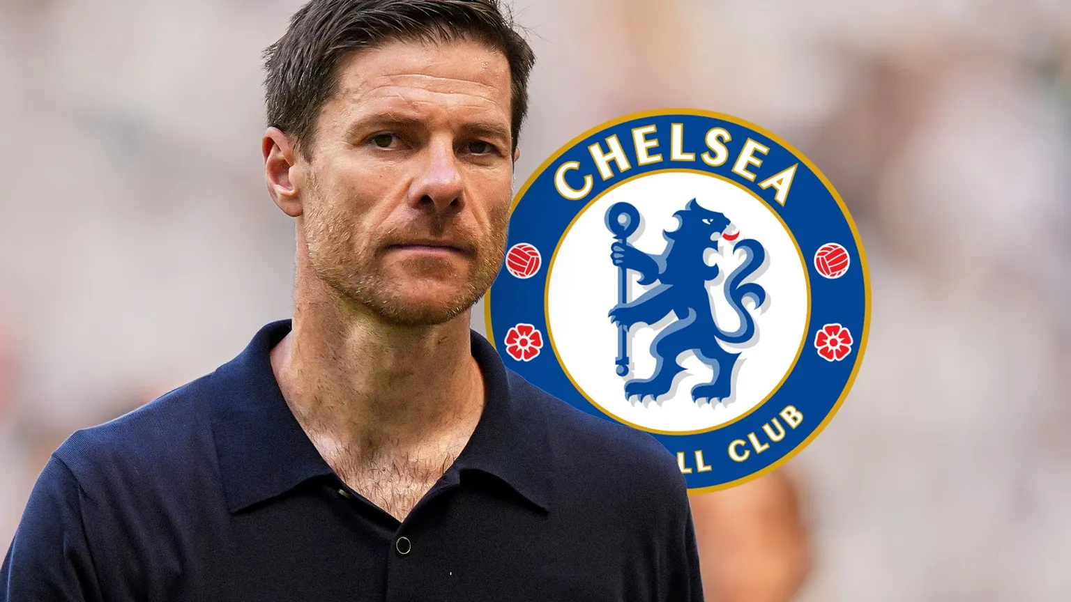 Image accompanying: When Carra met Chelsea boss Alonso