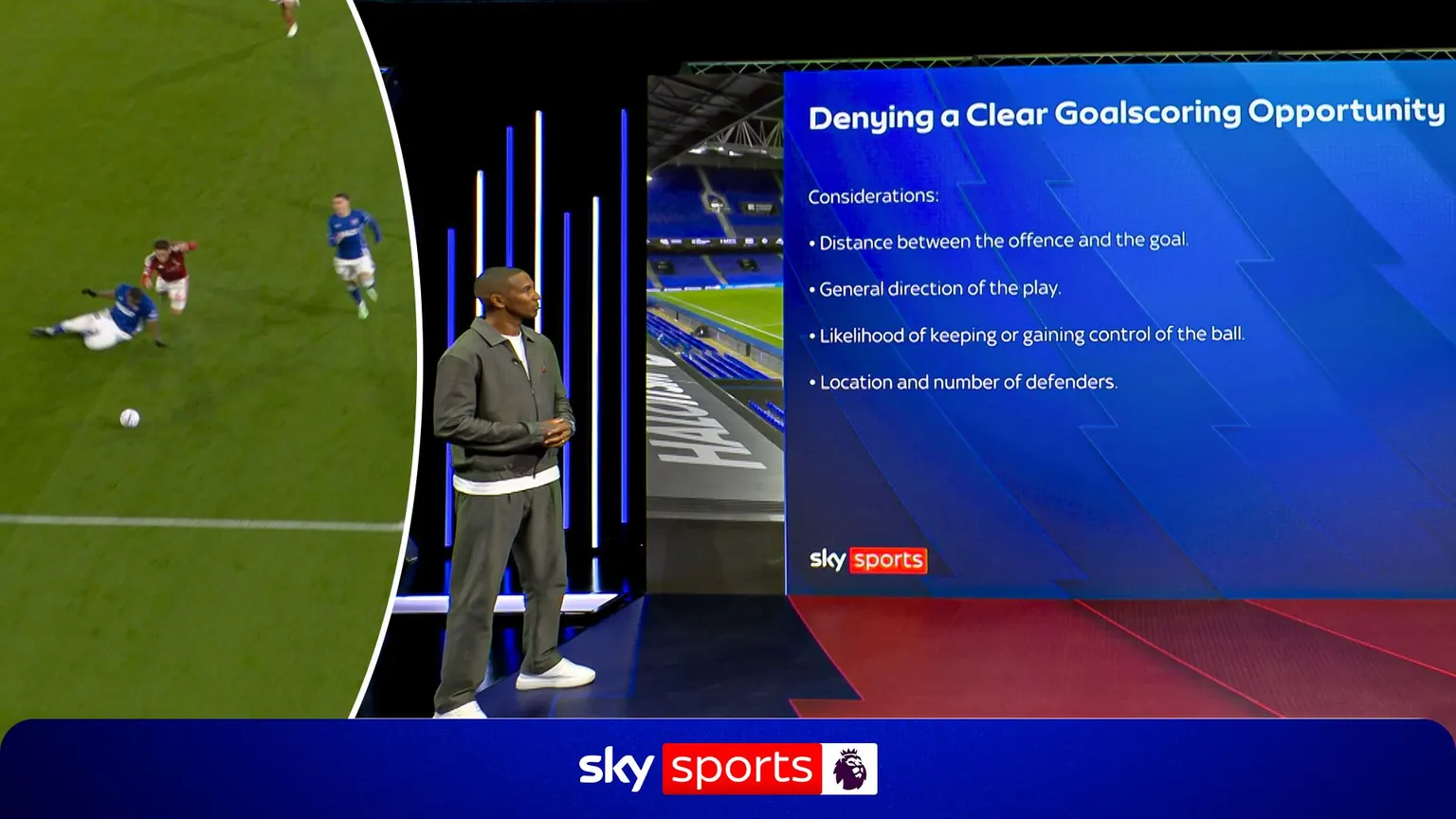 Image accompanying: Did Diop deny a clear goalscoring opportunity?