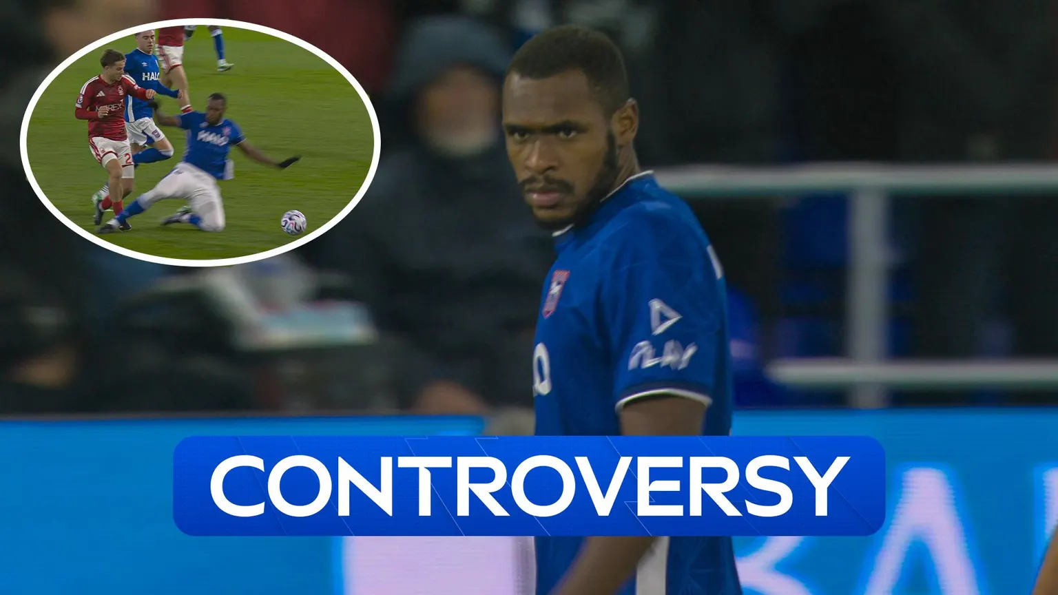 Image accompanying: 'It's WILD!' - Diop sees yellow for challenge on McAtee, but should he have seen red?