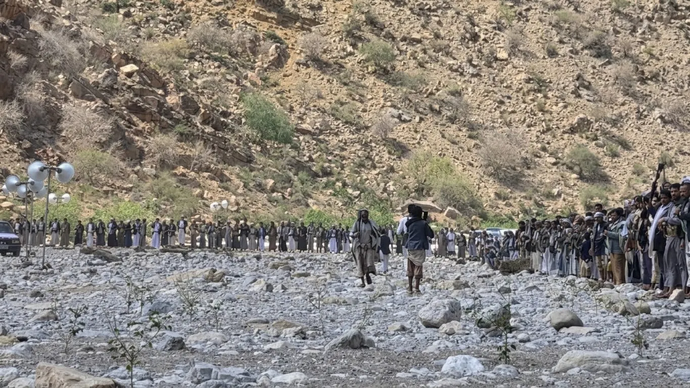صورة مرافقة للخبر: قبائل حبور ظليمة والسودة في عمران تعلن النفير العام لمواجهة العدو السعودي