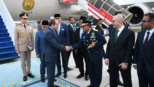 صورة مرافقة للخبر: تعرف على جدول عمل الرئيس السيسي اليوم في إندونيسيا