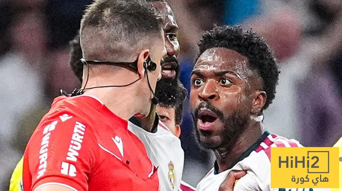 صورة مرافقة للخبر: ليست الأولى.. كم مرة تعرض فينيسيوس للطرد مع ريال مدريد؟