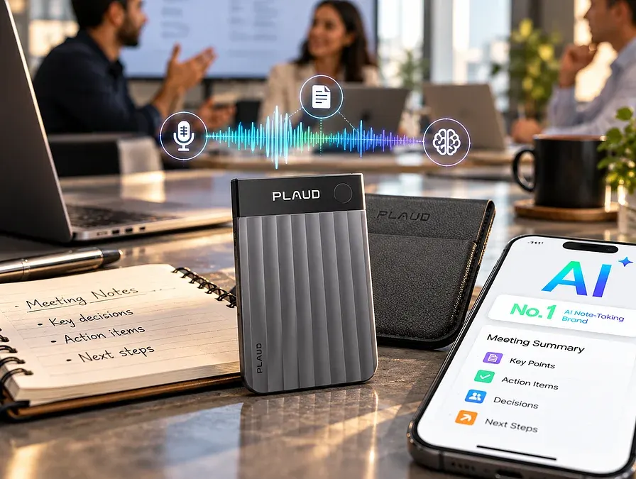 Image accompanying: Never miss an important meeting detail? Why professionals are eyeing the Plaud Note Pro