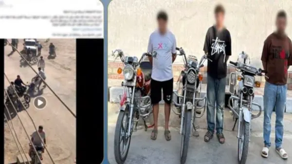 صورة مرافقة للخبر: القبض على 3 أشخاص استعرضوا بدرجاتهم النارية بكفر الشيخ