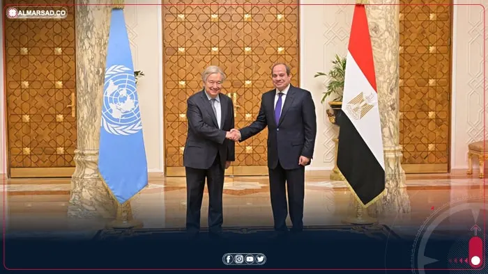 صورة مرافقة للخبر: السيسي وغوتيريش يبحثان الأوضاع في ليبيا والسودان والقرن الأفريقي وإصلاح الأمم المتحدة