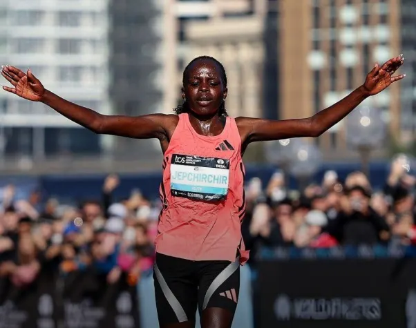 Image accompanying: World marathon champion Peres Jepchirchir suspended for doping: AIU