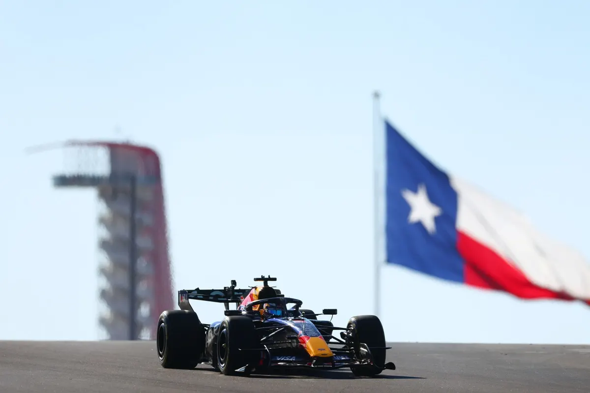 Image accompanying: Verstappen enjoys promising start to US GP - but Red Bull pinpoints areas of improvement