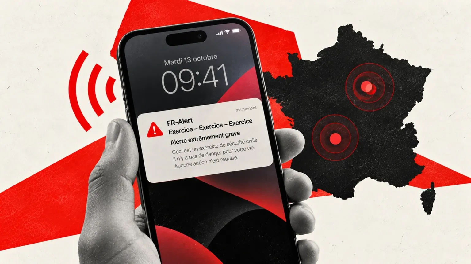 صورة مرافقة للخبر: اختبار FR-Alert يوم الثلاثاء: إذا رن هاتفك دون سابق إنذار، فهذا هو السبب