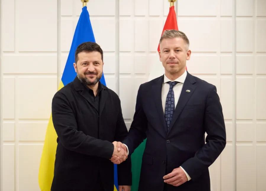 Image accompanying: Zelensky hails ‘very good’ first meeting with Hungary PM Magyar