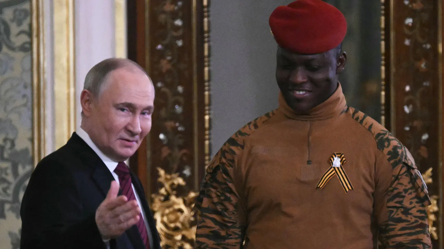 صورة مرافقة للخبر: RUSSIA-BURKINA-DIPLOMACY-HISTORY-WWII-ANNIVERSARY