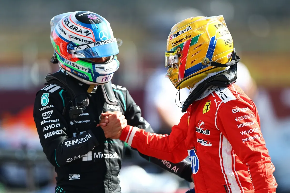 Image accompanying: Lewis Hamilton: Kimi Antonelli “deserves to be the champion”