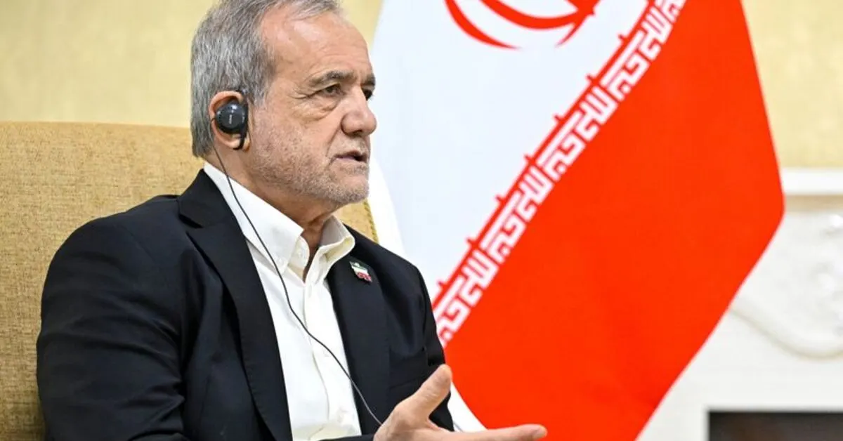 Image accompanying: Iran's Pezeshkian blames US for interim deal failure, urges new try