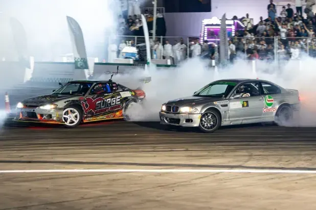 Image accompanying: Al-Arabi Wins Second Round of Saudi Toyota Drift Championship in Al-Ahsa