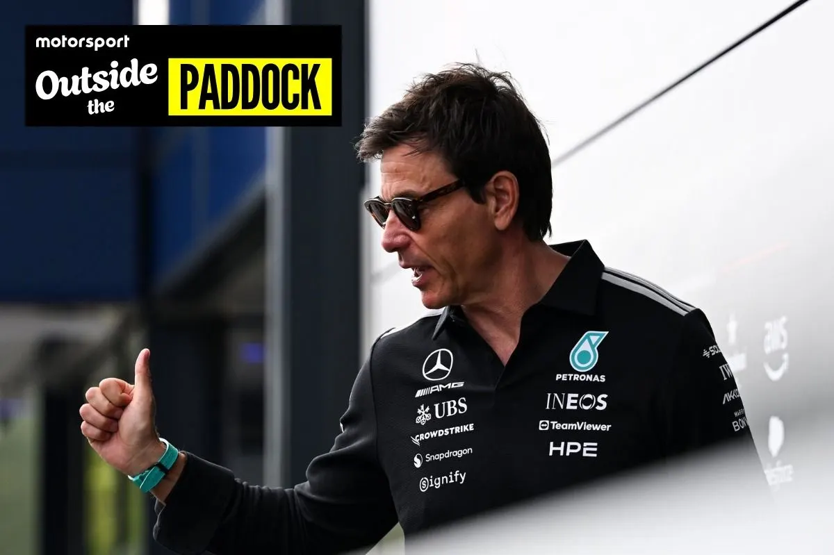 Image accompanying: Toto Wolff’s son walks away from a terrifying go-kart crash, demands to race tomorrow