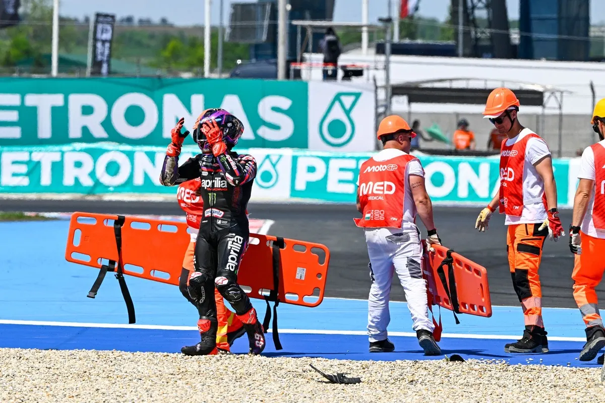 Image accompanying: Jorge Martin's endless ordeal since signing for Aprilia