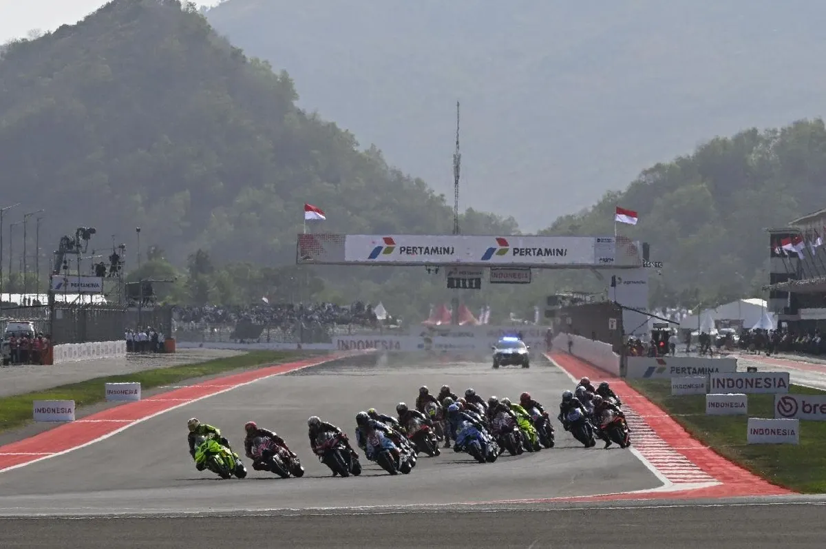 Image accompanying: MotoGP Indonesian GP: Full starting grid
