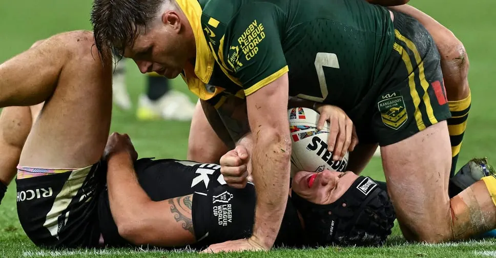 Image accompanying: New Zealand fullback Ponga needs surgery after breaking arm in World Cup opener
