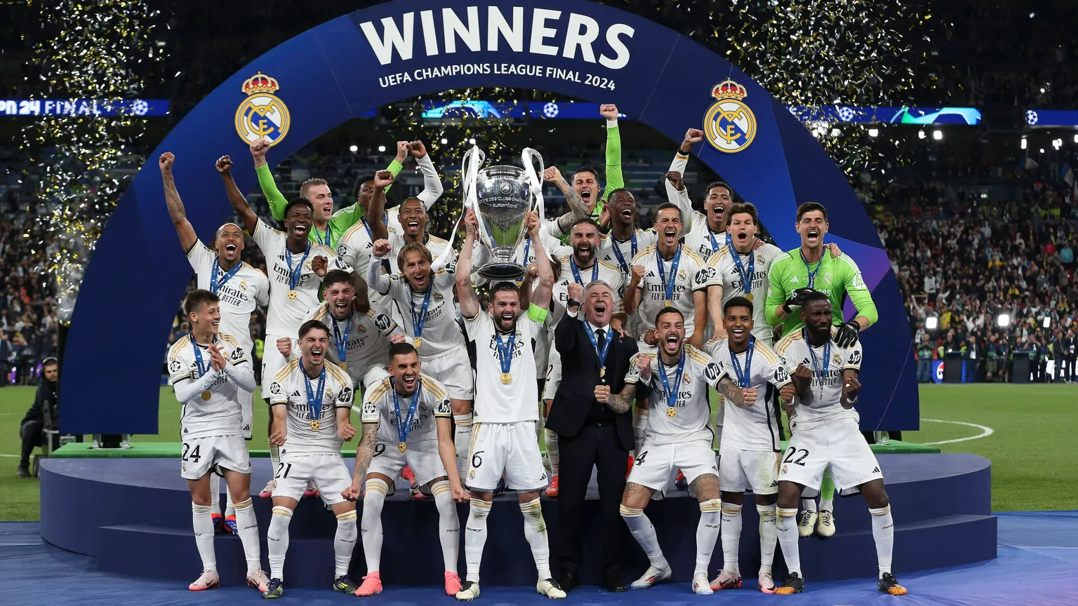 صورة مرافقة للخبر: جدول مباريات ريال مدريد في دوري أبطال أوروبا 2026-2027 .. القنوات الناقلة والترتيب
