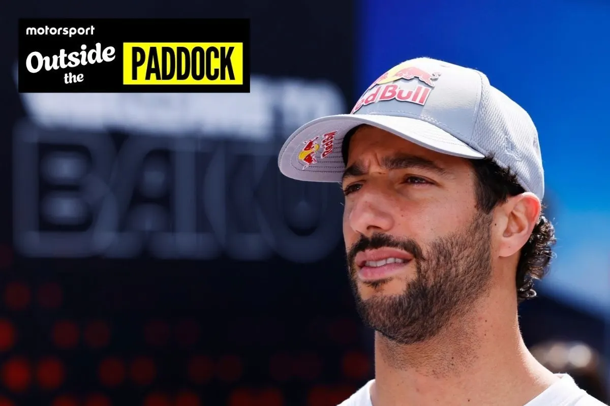 Image accompanying: Fans lose it as Daniel Ricciardo spotted supporting Liam Lawson at Austin live performance