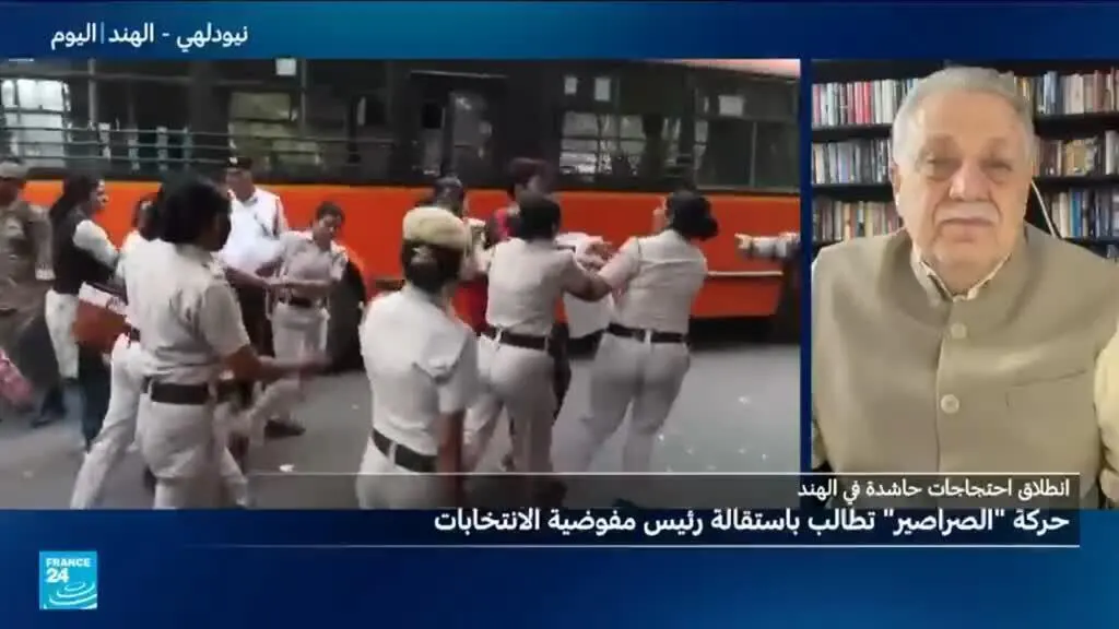 صورة مرافقة للخبر: الهند: مظاهرات جديدة لحزب الصراصير في.. ما الأسباب؟