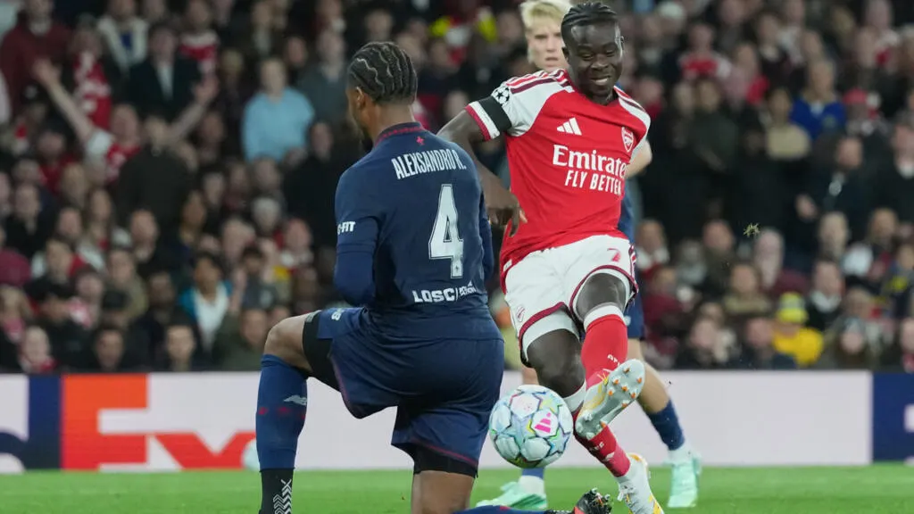 Image accompagnant : Ligue des champions: Arsenal fait plier Lille, le Barça renversant, le Bayern surpris