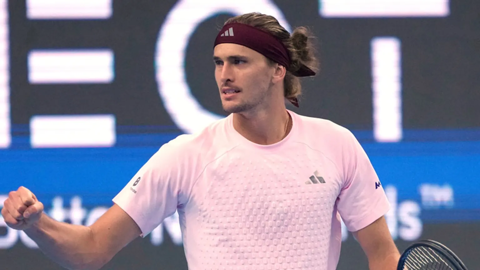 Image accompanying: Zverev celebrates becoming year-end No 1 with Bublik win in Shanghai