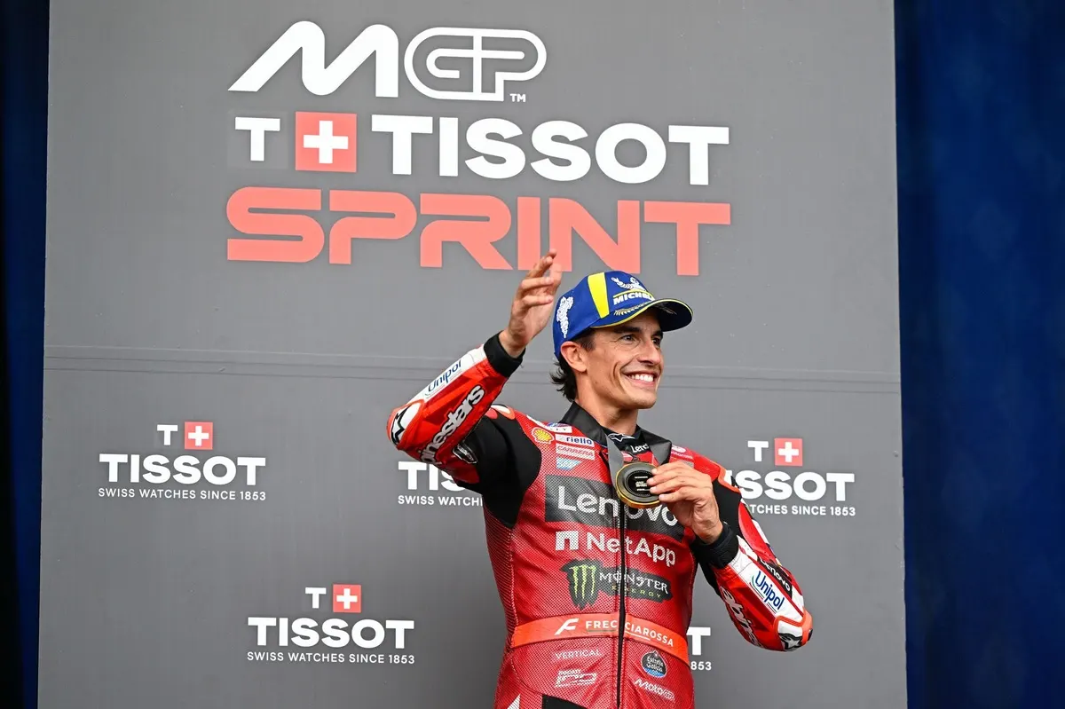 Image accompanying: MotoGP Australian GP: Marquez wins sprint to take championship lead after Martin's crash