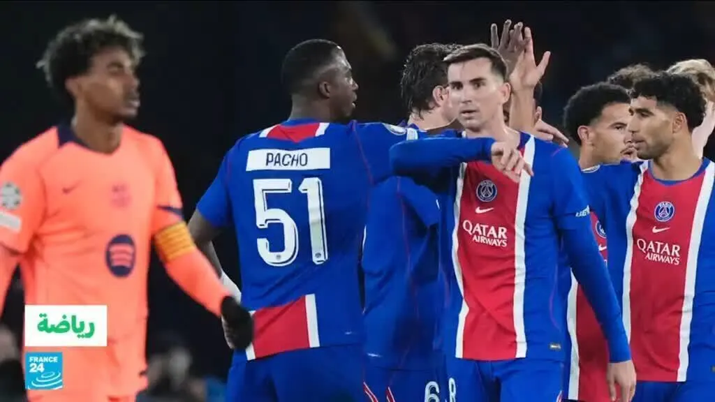 صورة مرافقة للخبر: دوري أبطال أوروبا: باريس سان جرمان يهزم برشلونة وليفربول ينتفض وسيتي يفوز بخماسية