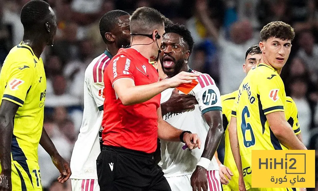 صورة مرافقة للخبر: ما يدور داخل ريال مدريد بشأن مدة إيقاف فينيسيوس المحتملة بعد طرده أمام فياريال