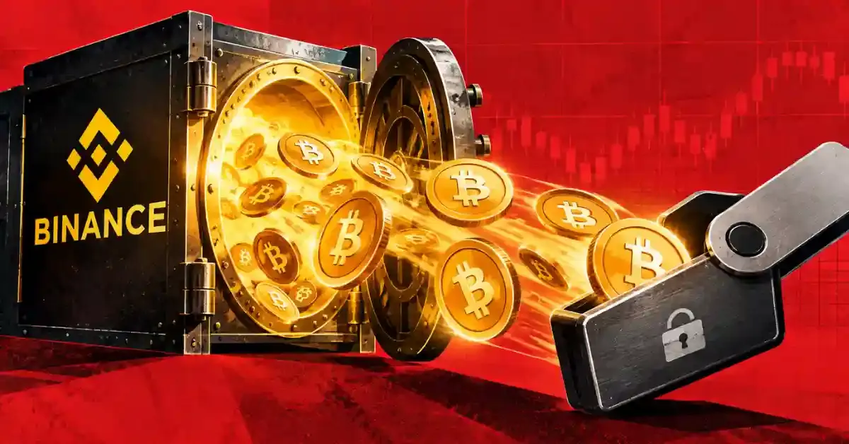 صورة مرافقة للخبر: خروج 3.3 مليار دولار من البيتكوين من بينانس في 15 يومًا مع وصول التدفقات الخارجة إلى أعلى مستوى في 3 سنوات