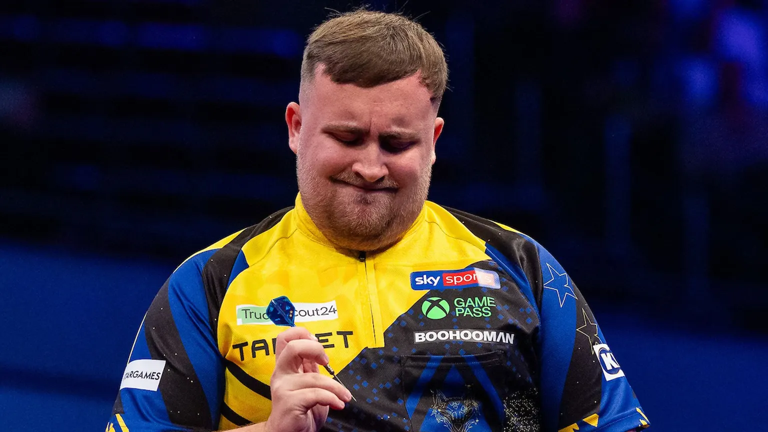 Image accompanying: Littler begins quest for clean sweep in style as No 1 dominates in Dortmund