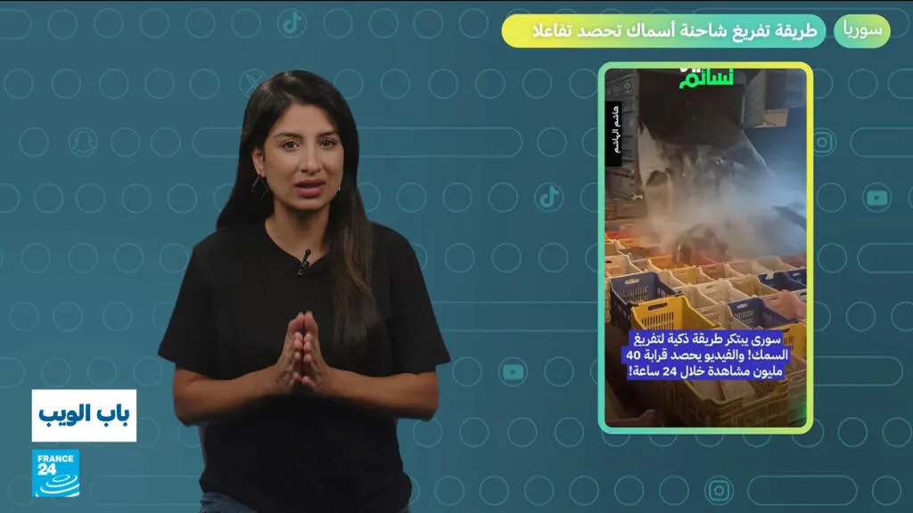 صورة مرافقة للخبر: سوريا.. طريقة تفريغ شاحنة أسماك تحصد تفاعلا
