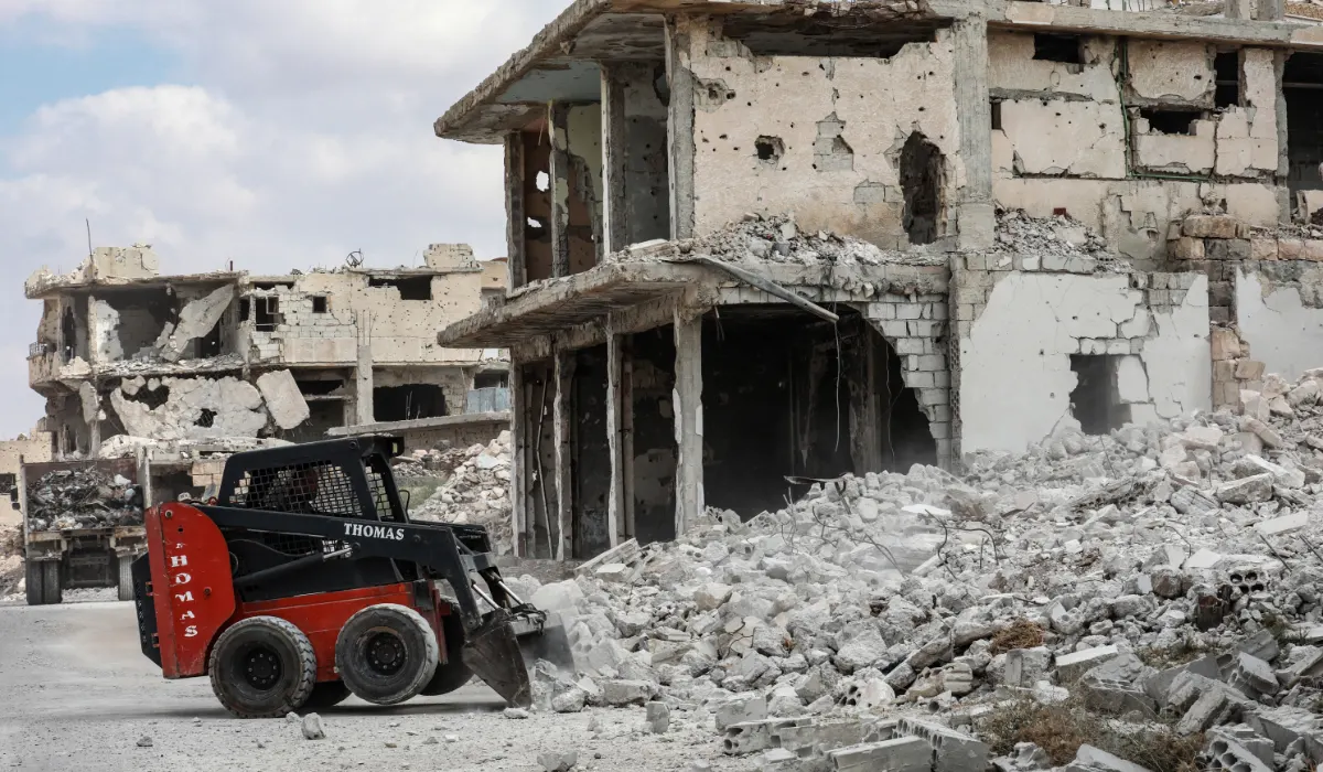 Image accompanying: Daraa reports 33,400 homes destroyed by deposed regime