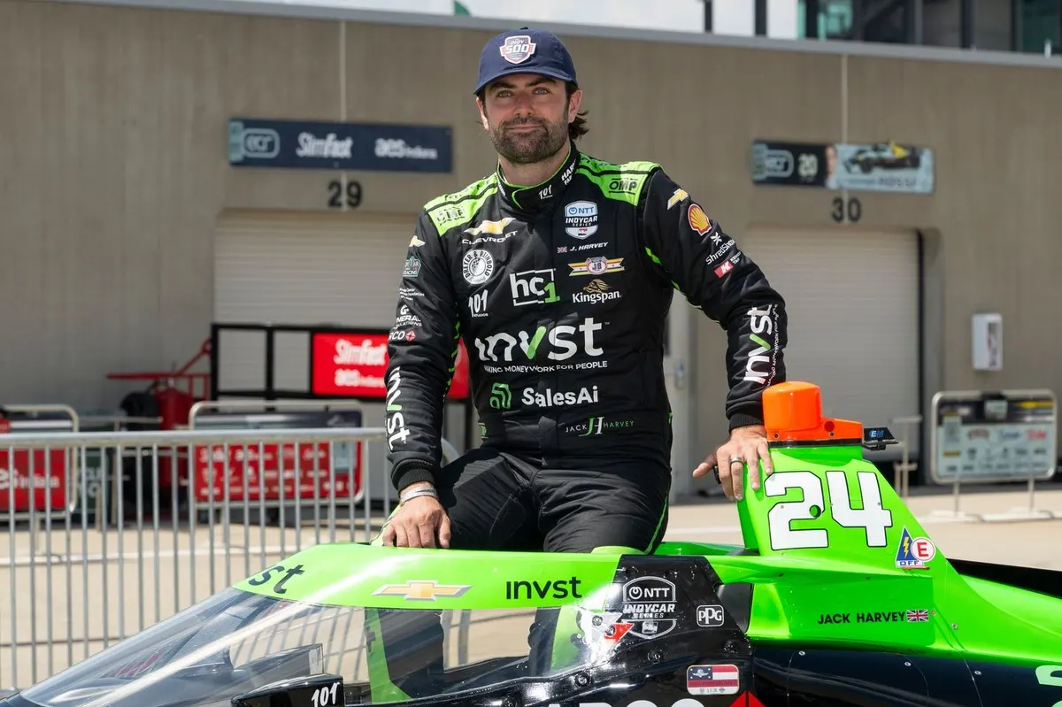 Image accompanying: IndyCar driver Harvey announces cancer diagnosis